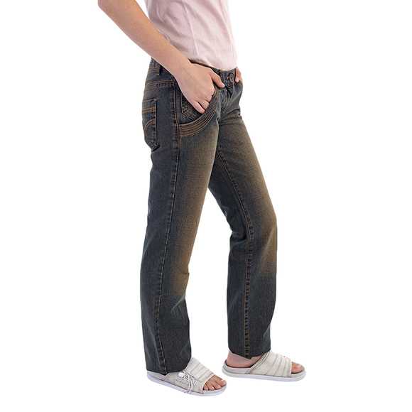 COMPAGNIA ITALIANA MEDIUM RISE STRAIGHT JEANS | WOMENS SIZE 29 - Picture 3 of 5